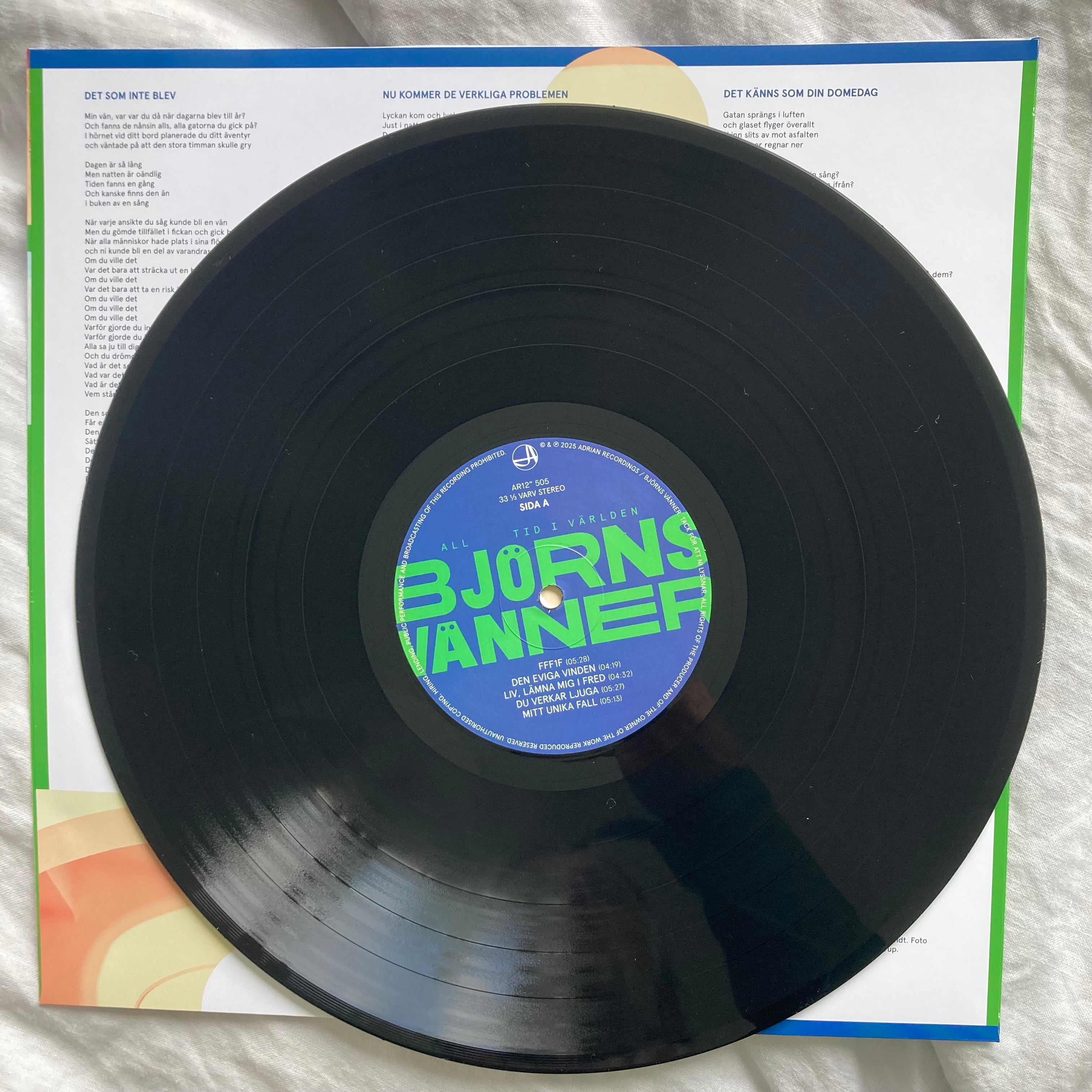 Björns vänner - All tid i världen (Vinyl) - Förhandsbeställning