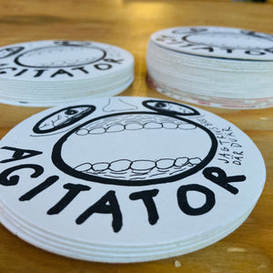 Agitator - Ölunderlägg/Coaster - Felix design