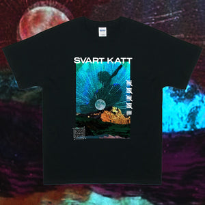 Svart katt - Black T-shirt with 23 design