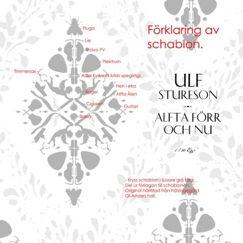 Ulf Stureson - Limiterad handmålad affisch - Alfta förr och nu
