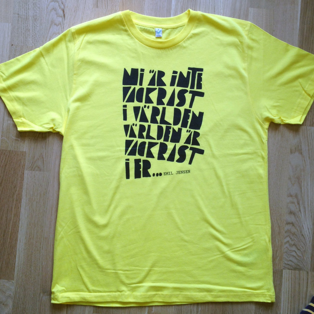 Emil Jensen - Vackrast-T-shirt (Yellow)